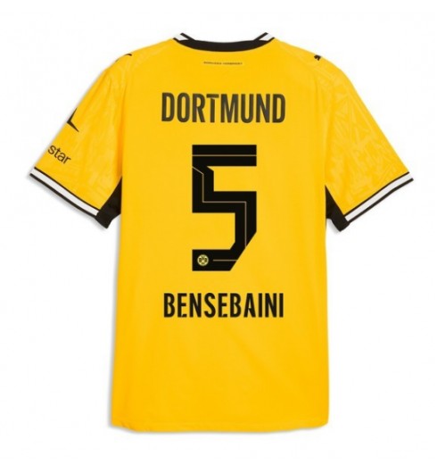 Borussia Dortmund Ramy Bensebaini #5 Kotipaita 2026-27 Lyhythihainen Borussia Dortmund Ramy Bensebaini #5 Kotipaita 2026-27 Lyhythihainen